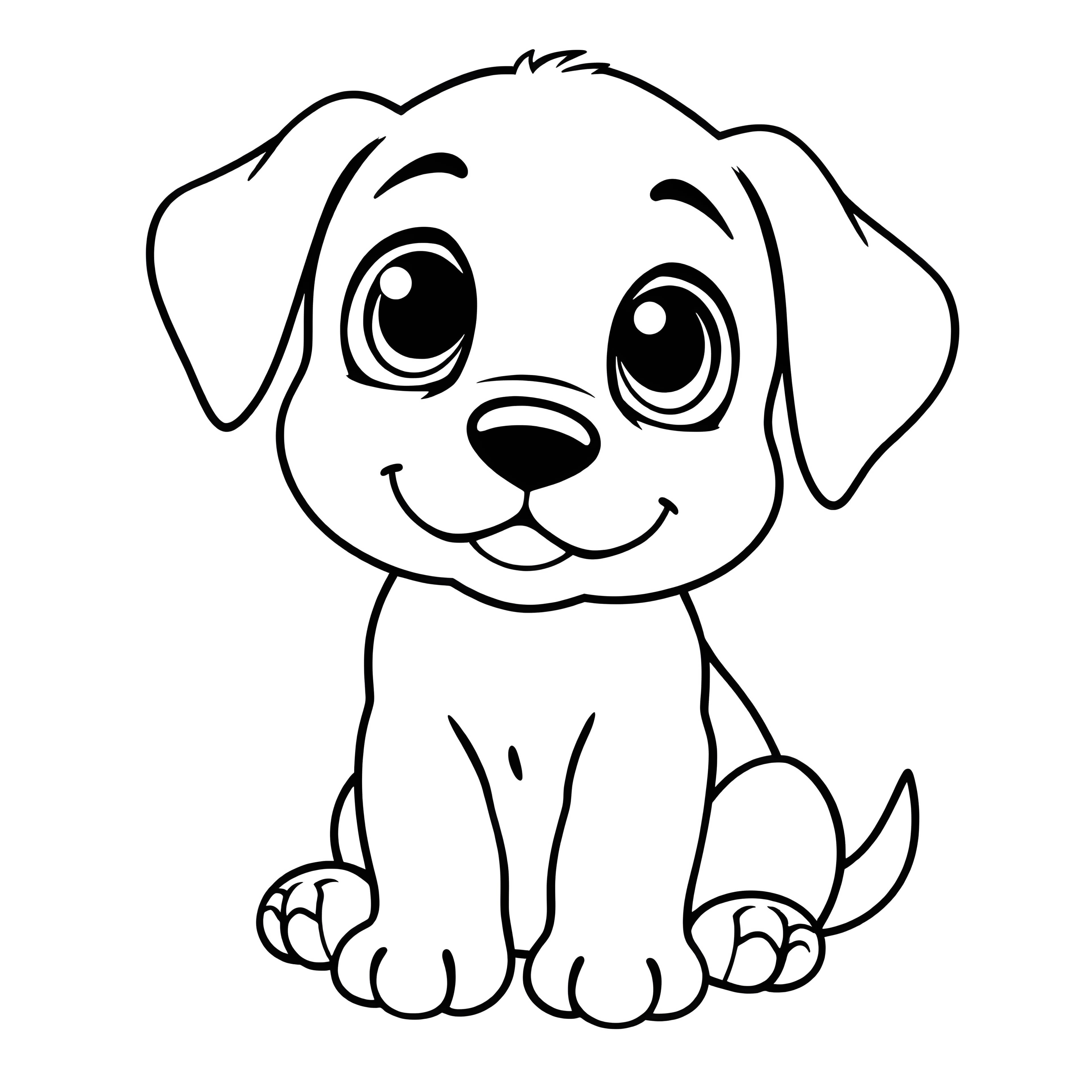 Adorable Puppy with Big Eyes