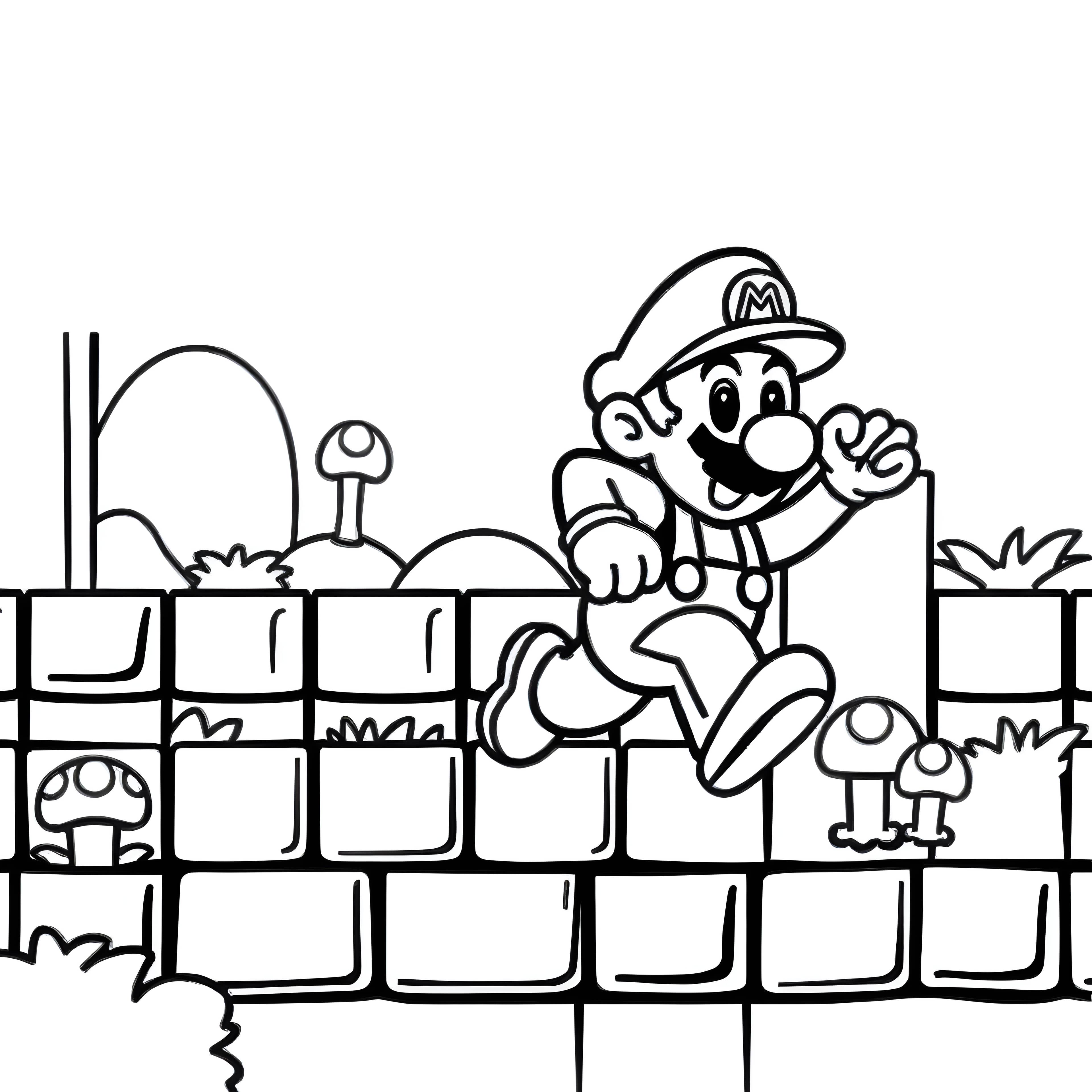Block Hopping with Mario