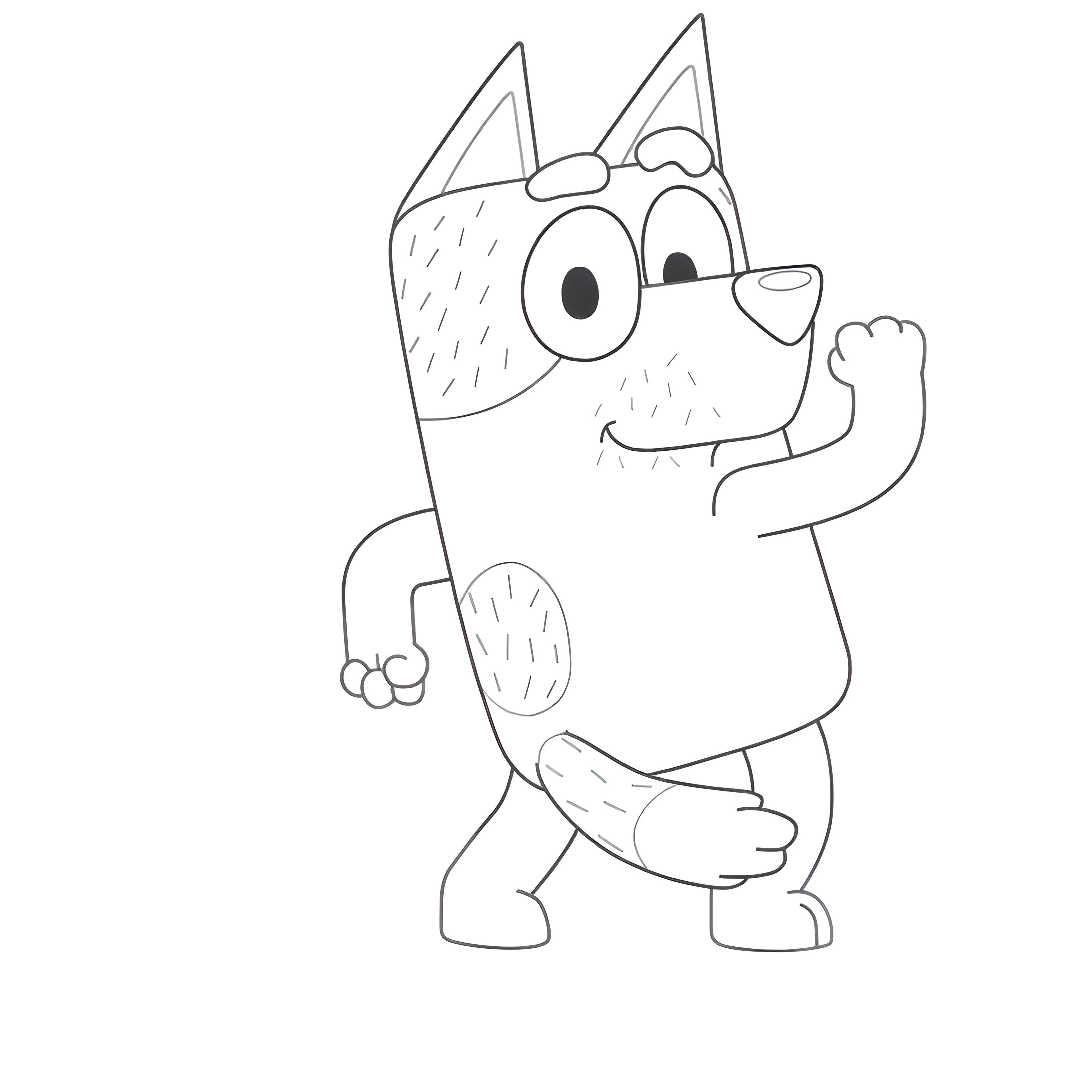 Bluey Playing in the Park