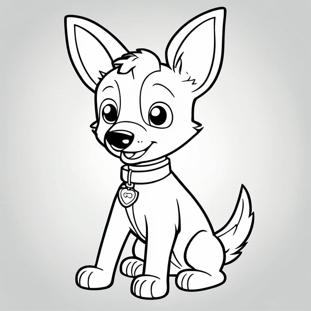 Bluey's Curious Expression