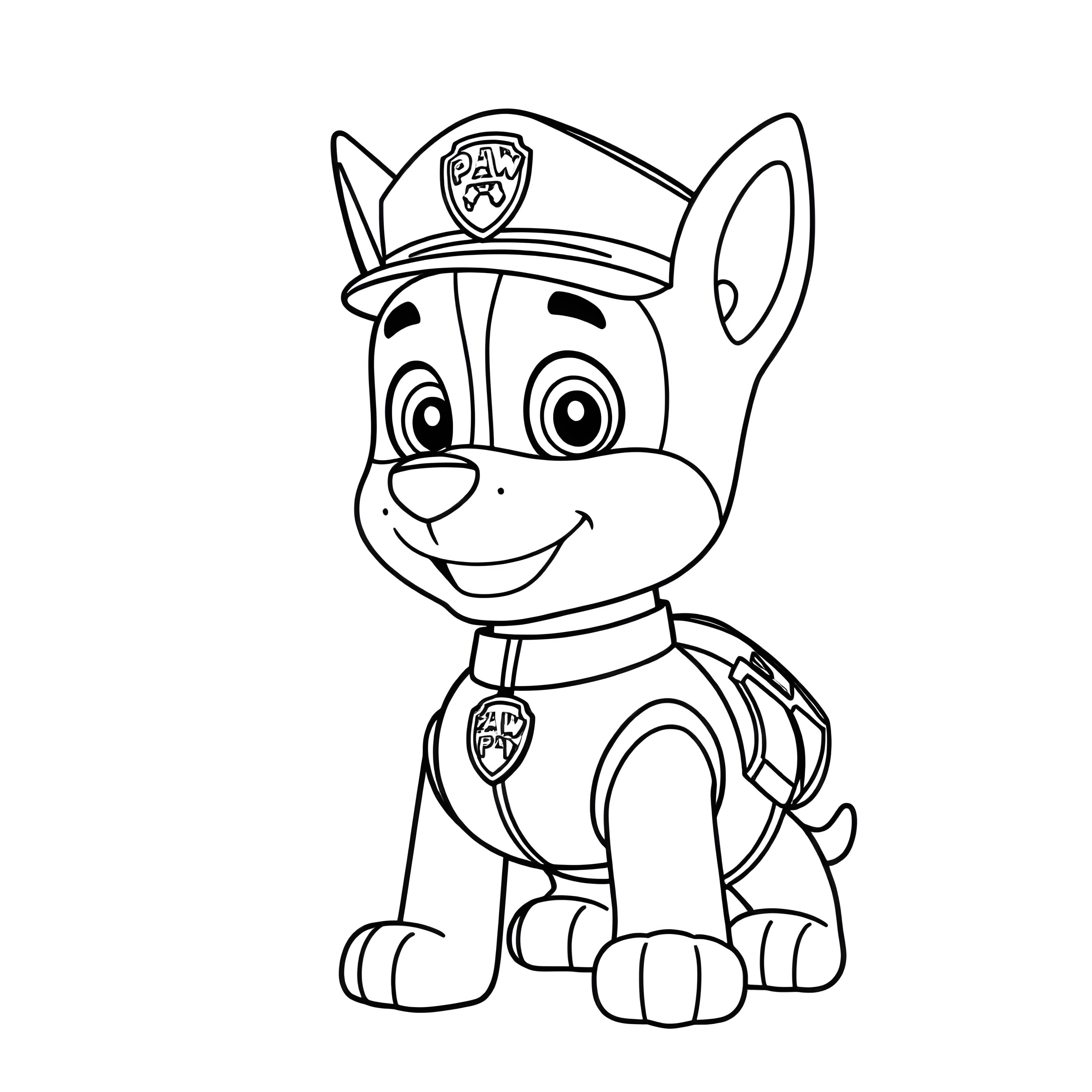 Chase on Patrol: Simple Police Pup