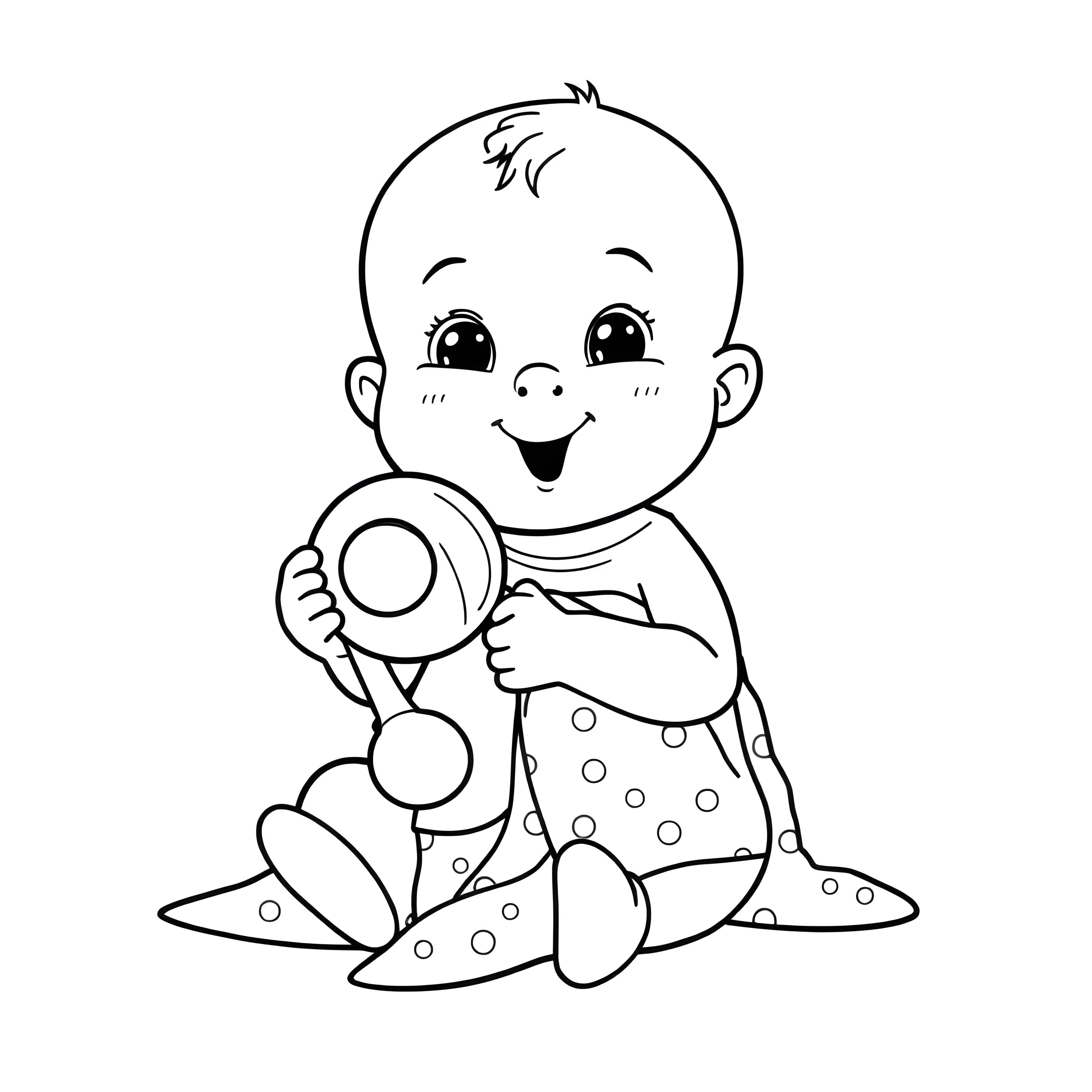 Dynamic Baby and Rattle Interaction