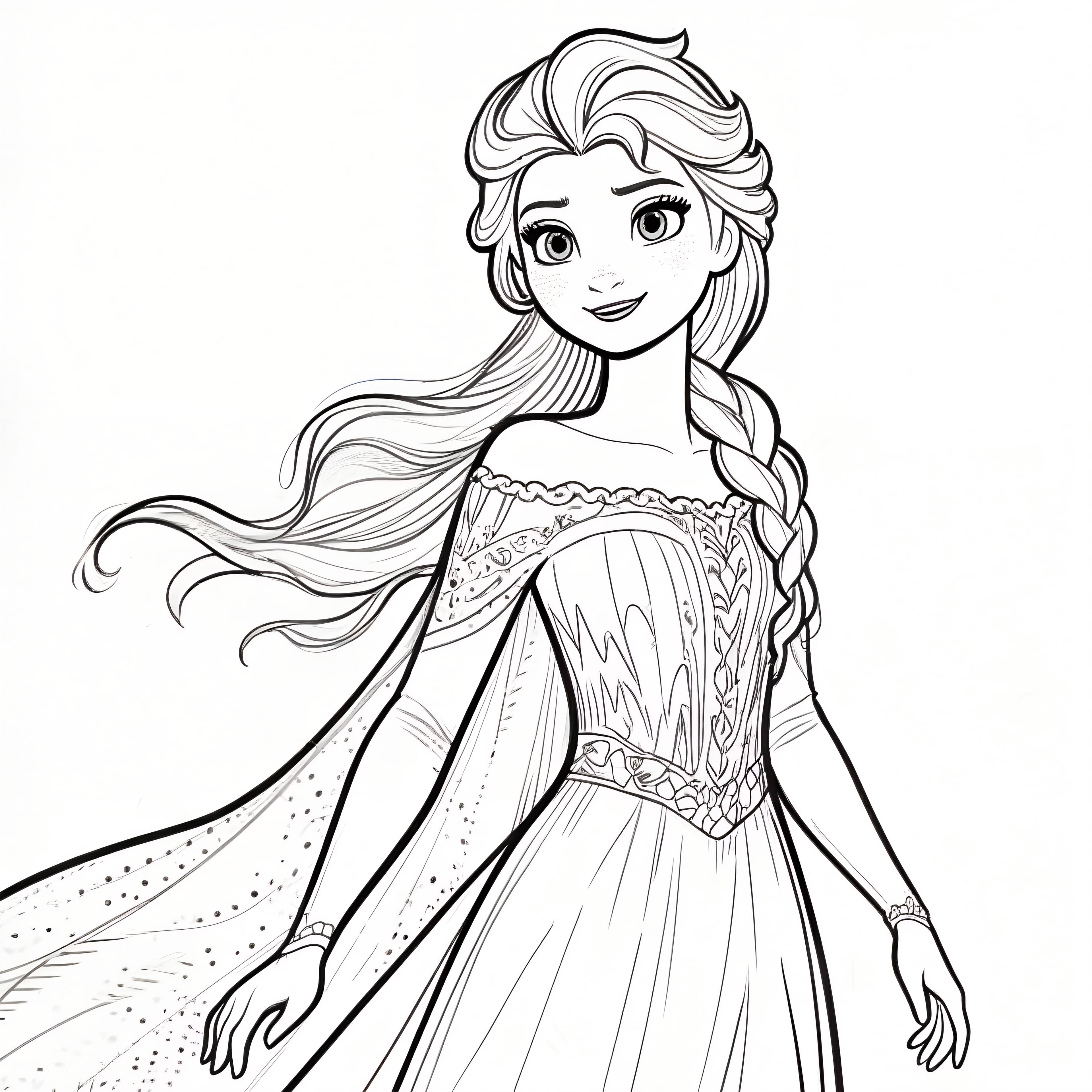 Elsa Portrait from Frozen
