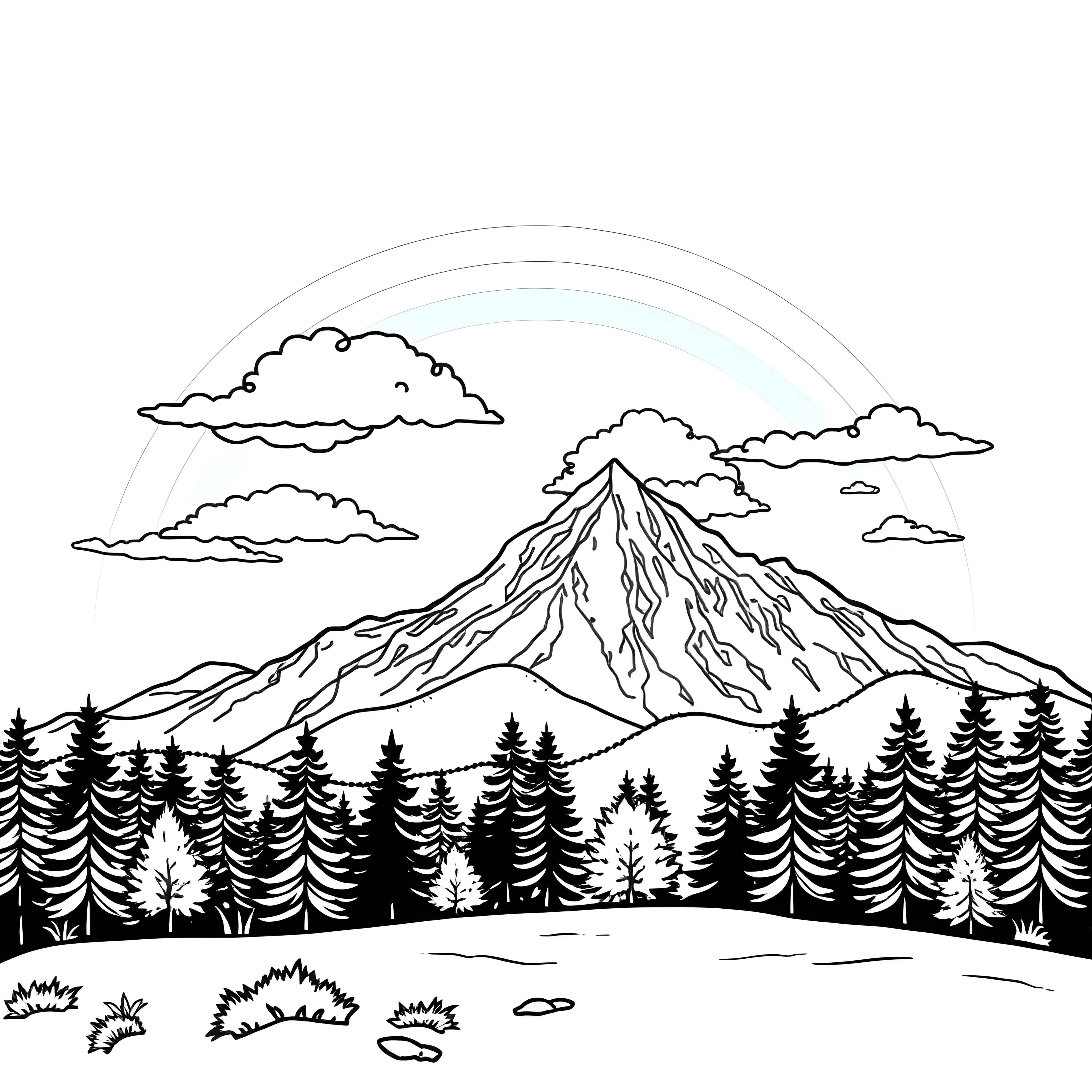 Enchanted Mountain Rainbow Pathway