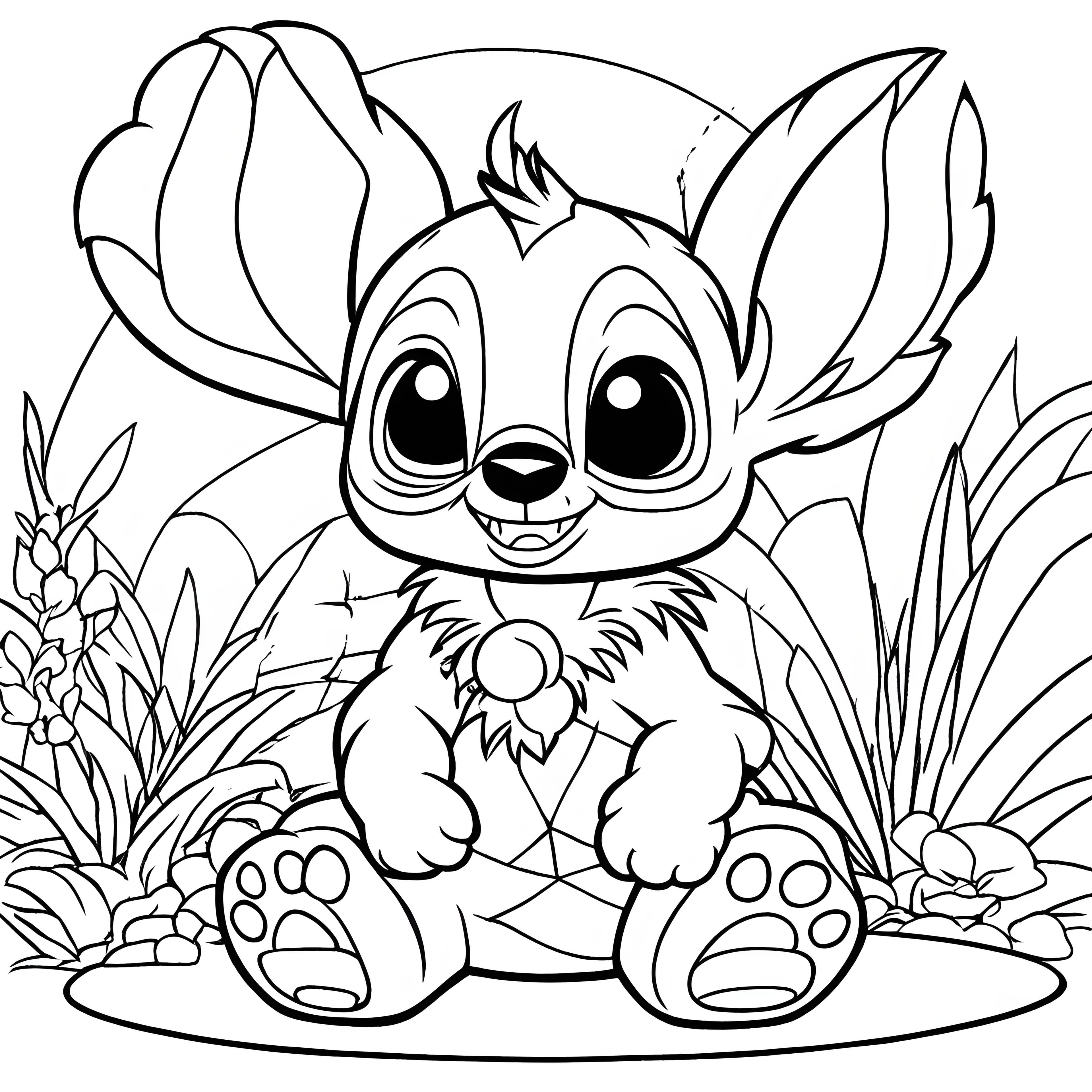 Expressive Stitch with Triangular Ears