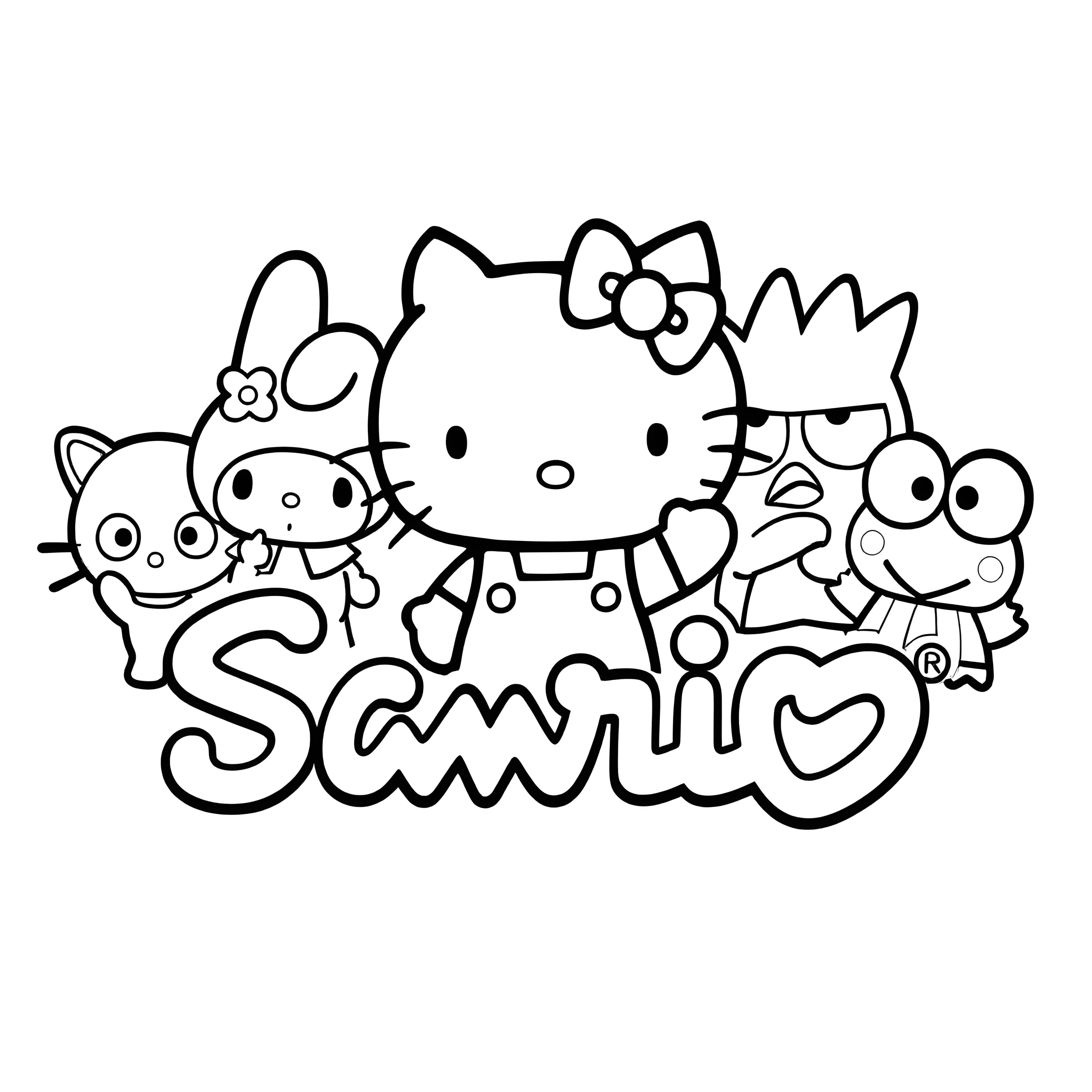 Hello Kitty and Kuromi's Playful Picnic