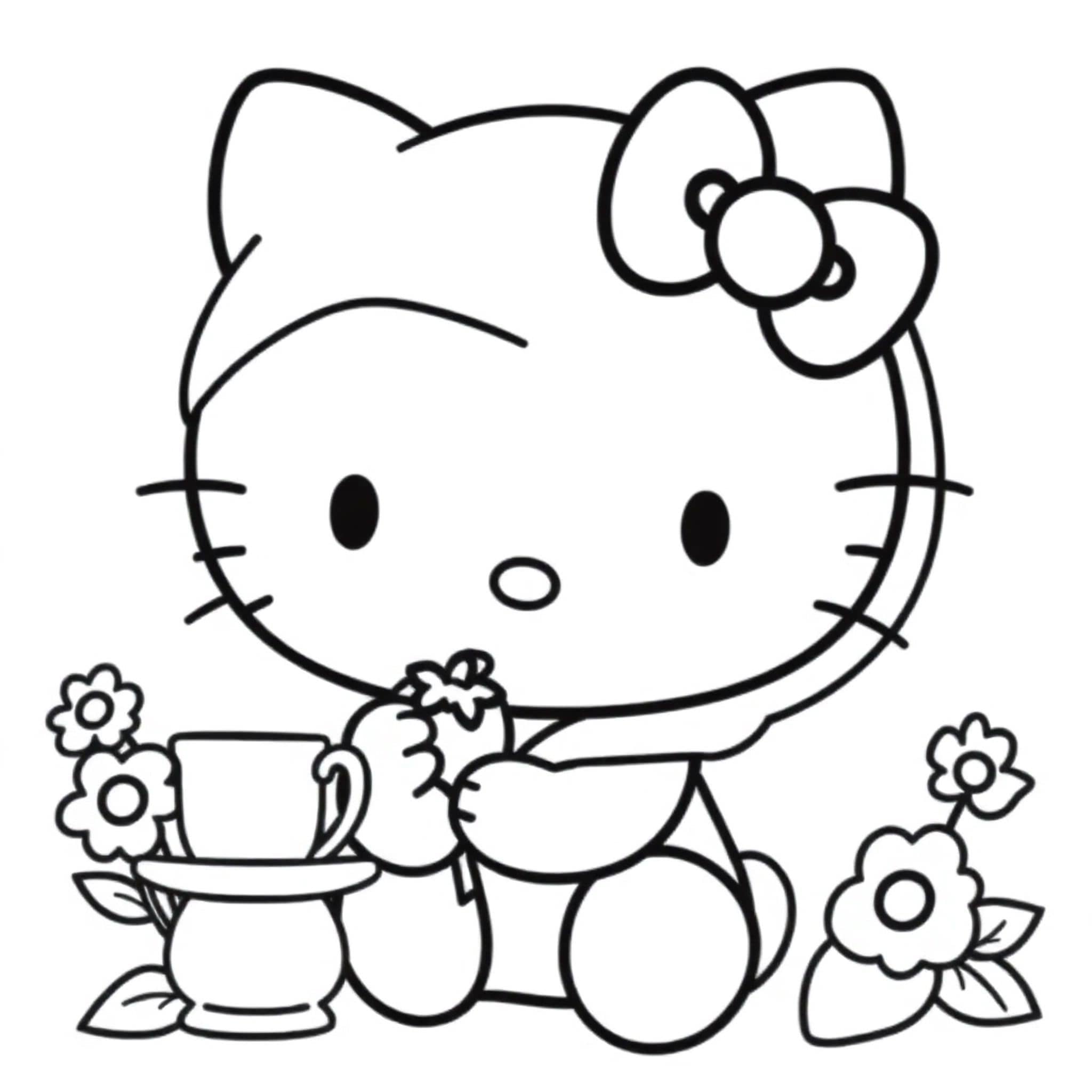 Hello Kitty's Floral Adventure
