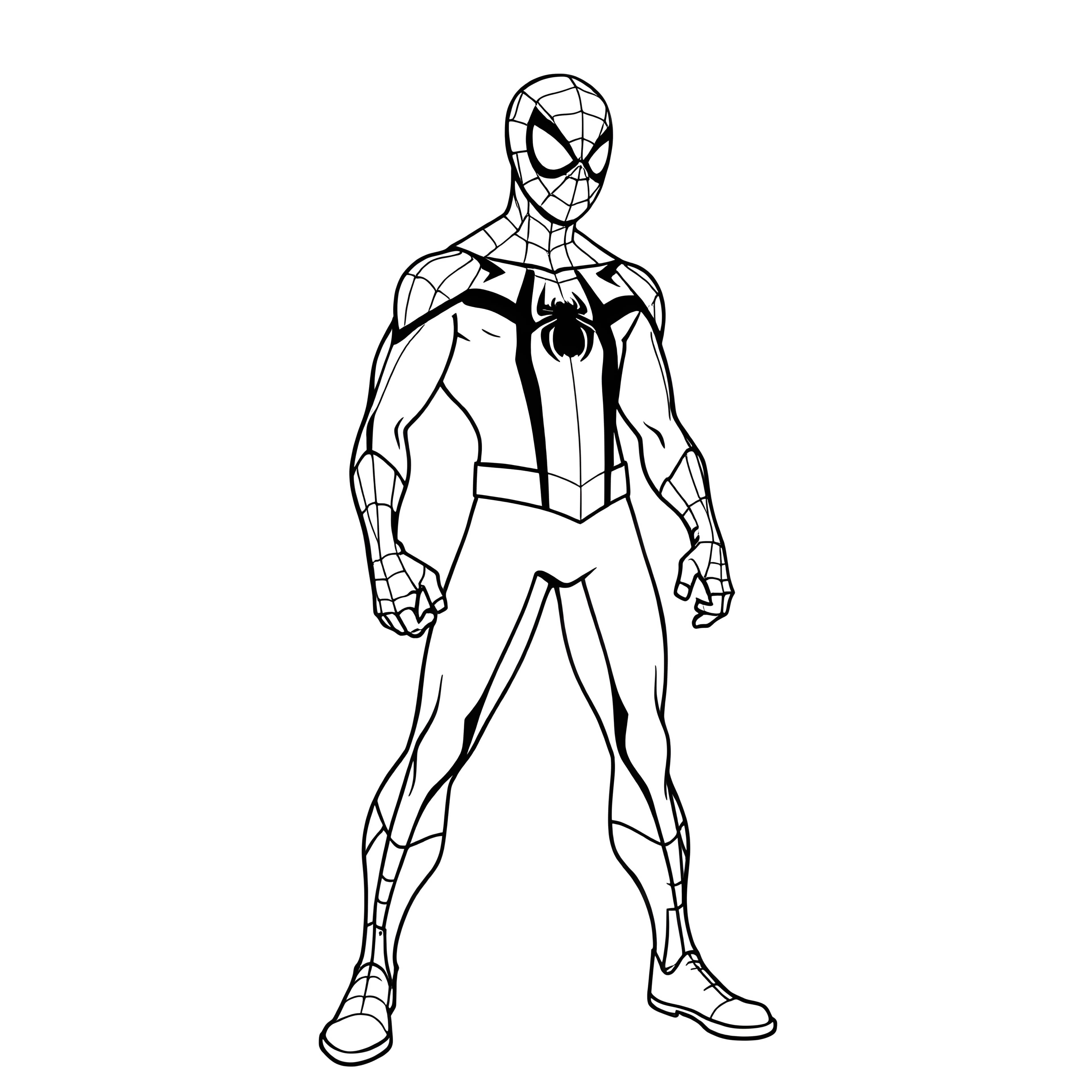 Heroic Spider-Man Pose