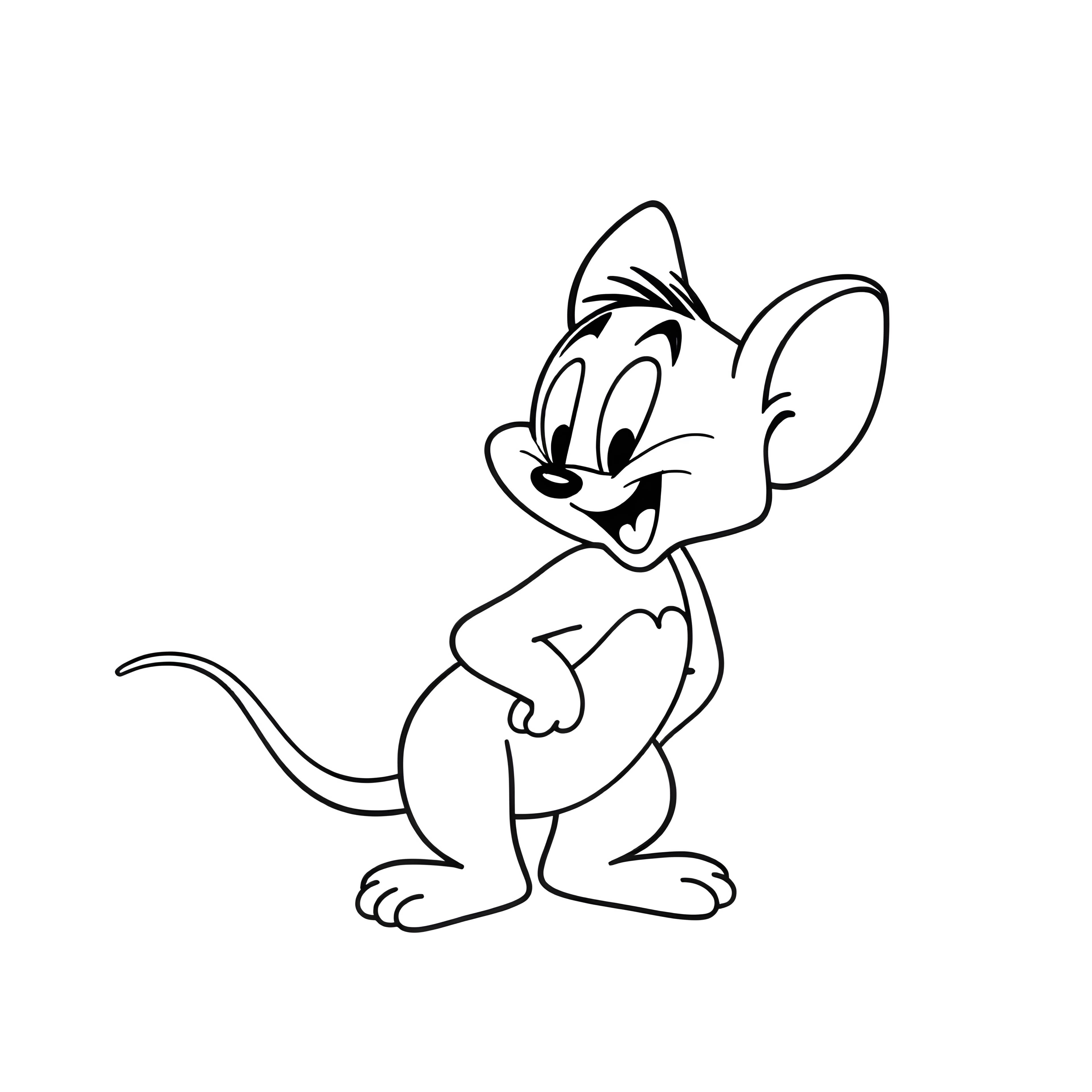 Jerry the Mouse Smiling