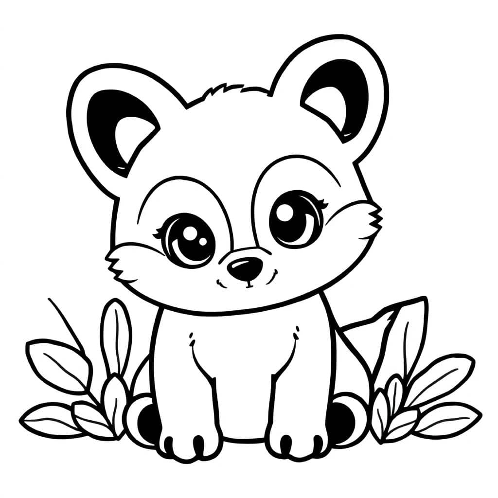 Kawaii Fox in the Forest