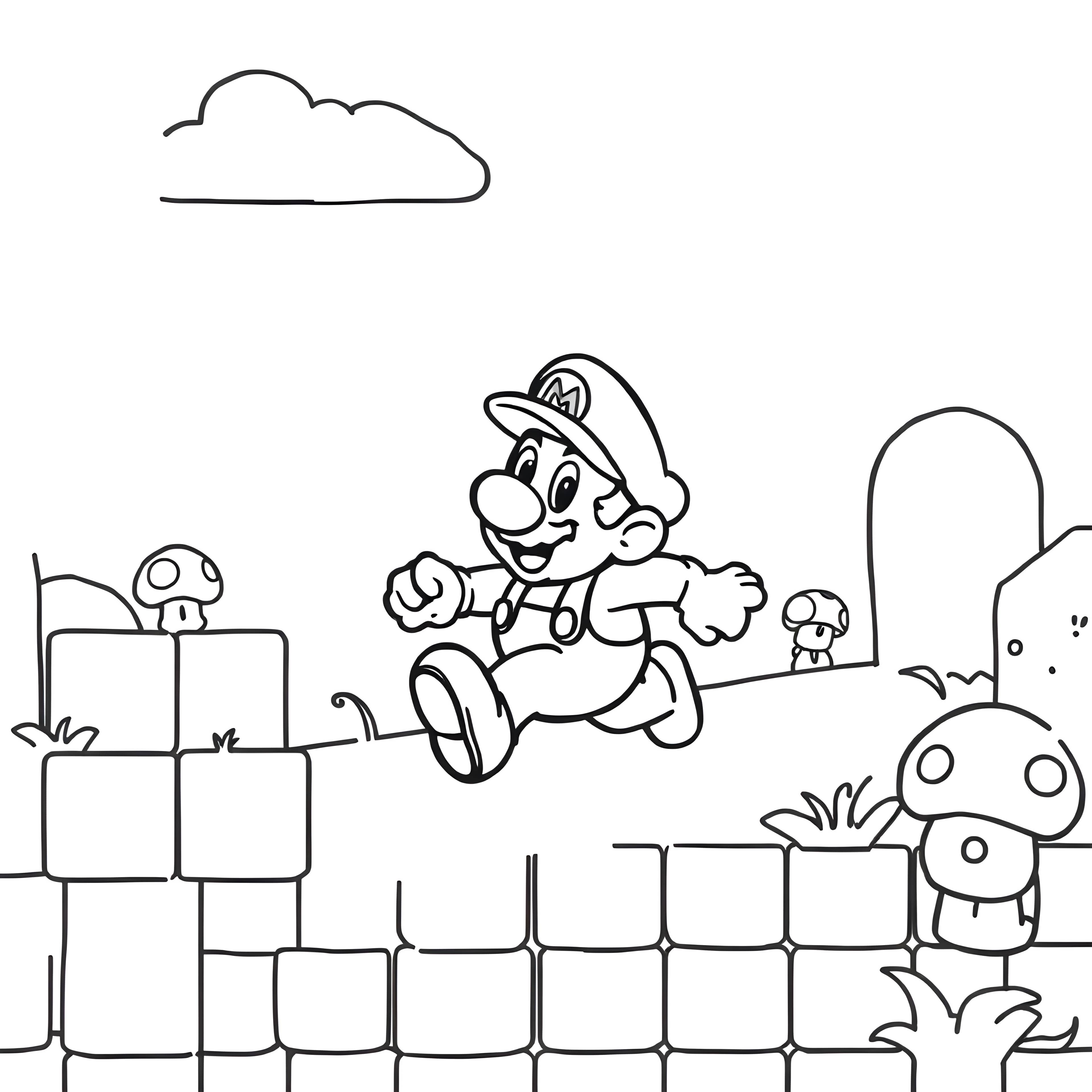 Mario's Mushroom Dash