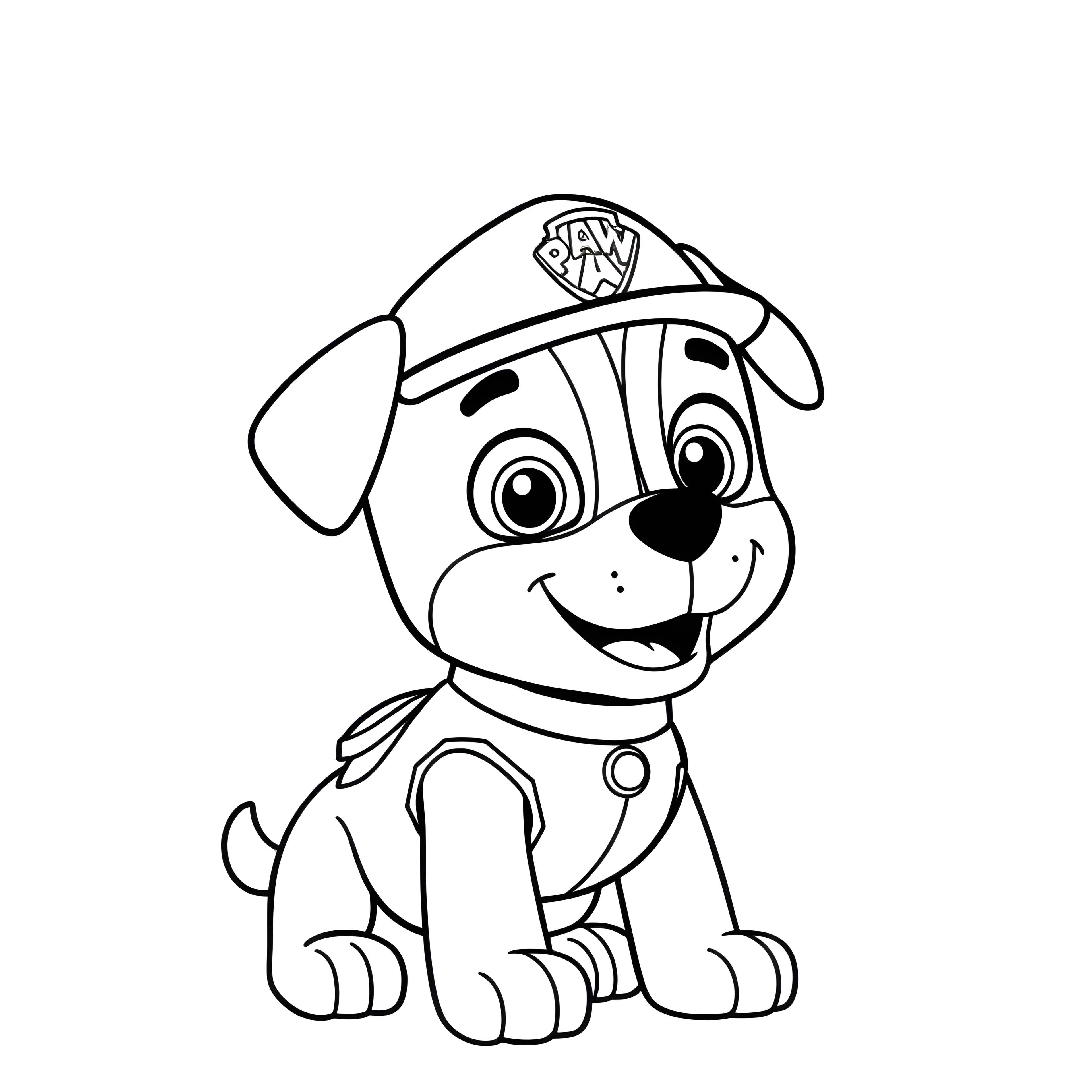 Marshall with Firefighter Gear