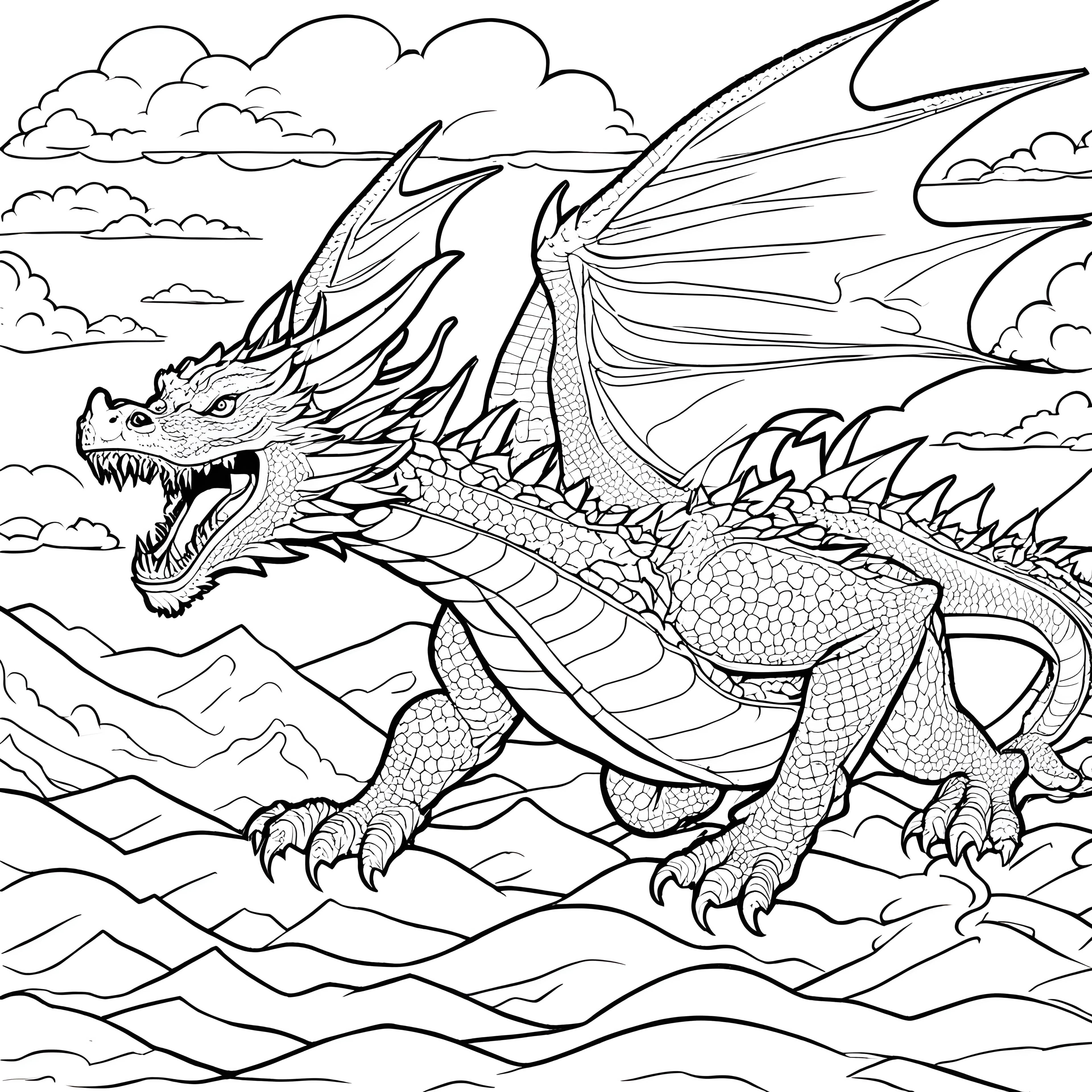 Mountain Guardian Dragon