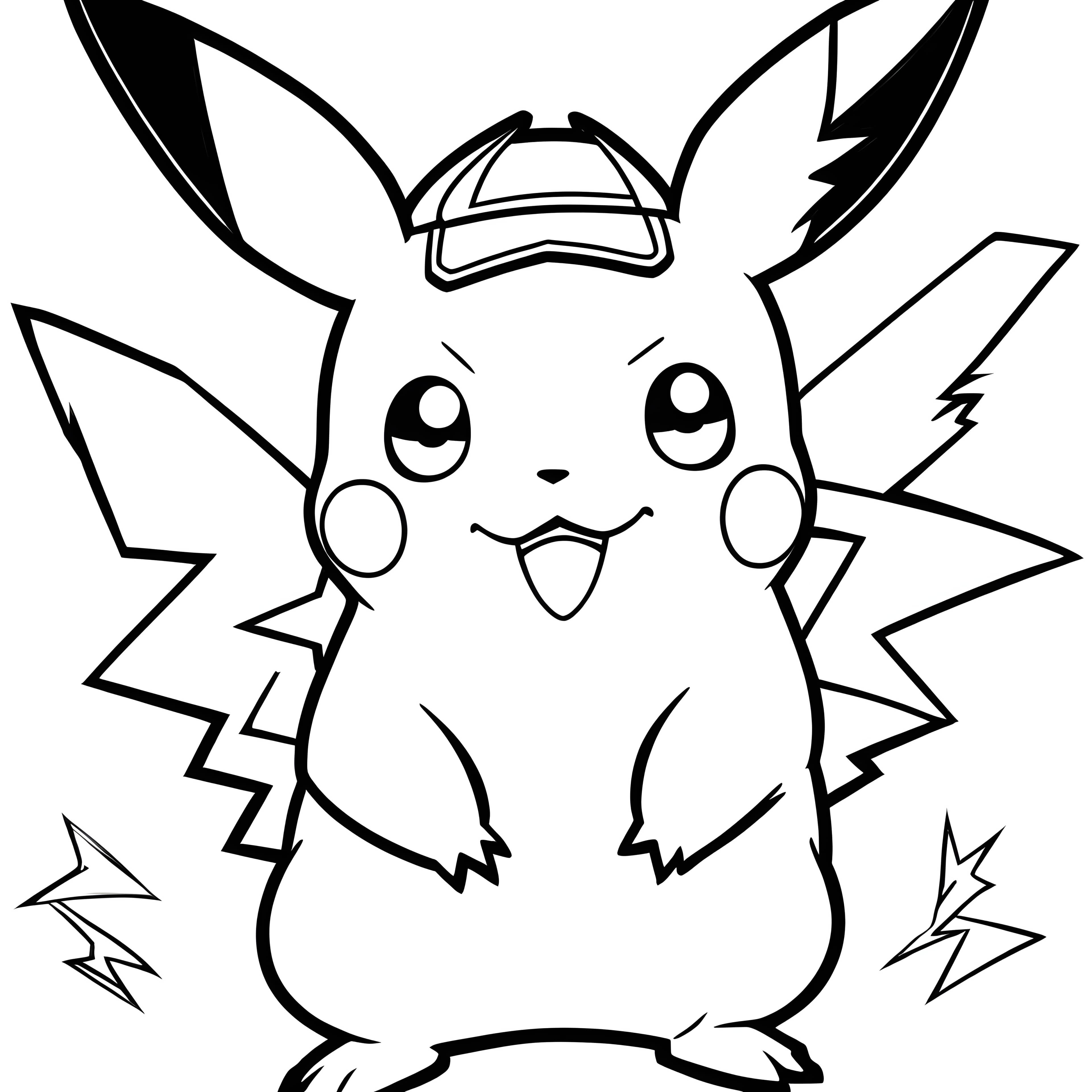 Pikachu's Playful Pose