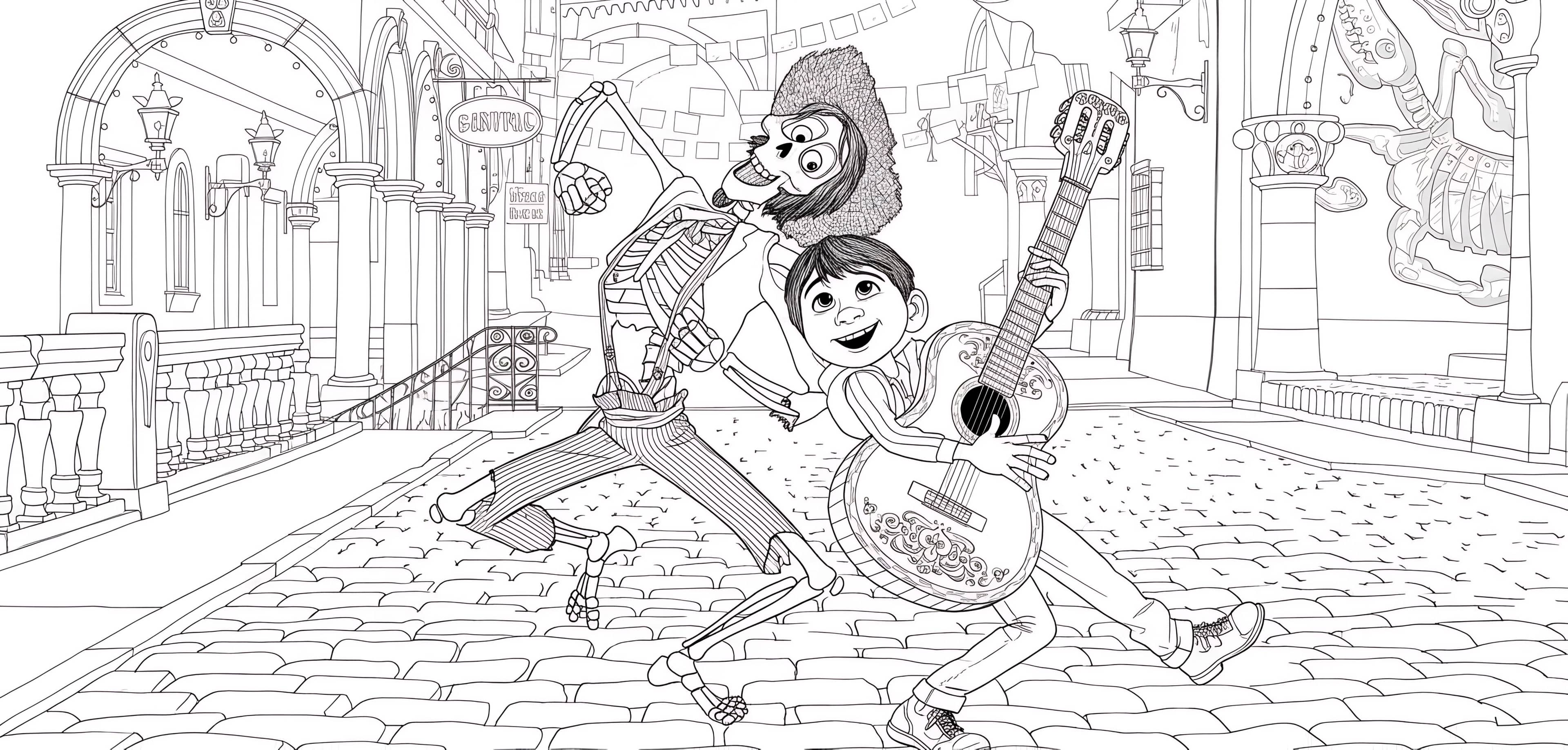 Pixar Coco Alley Dance Scene