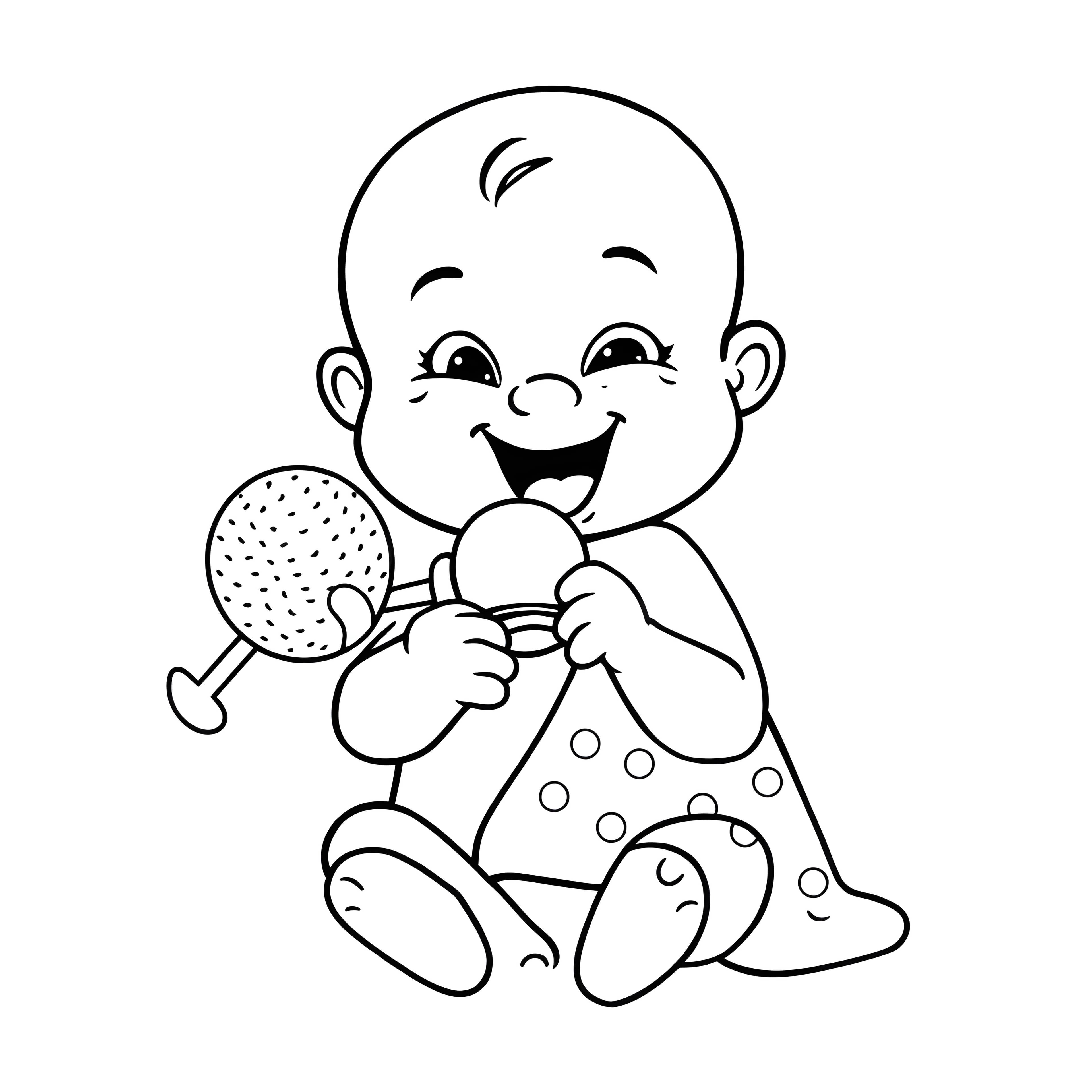 Playful Baby's Rattle Adventure