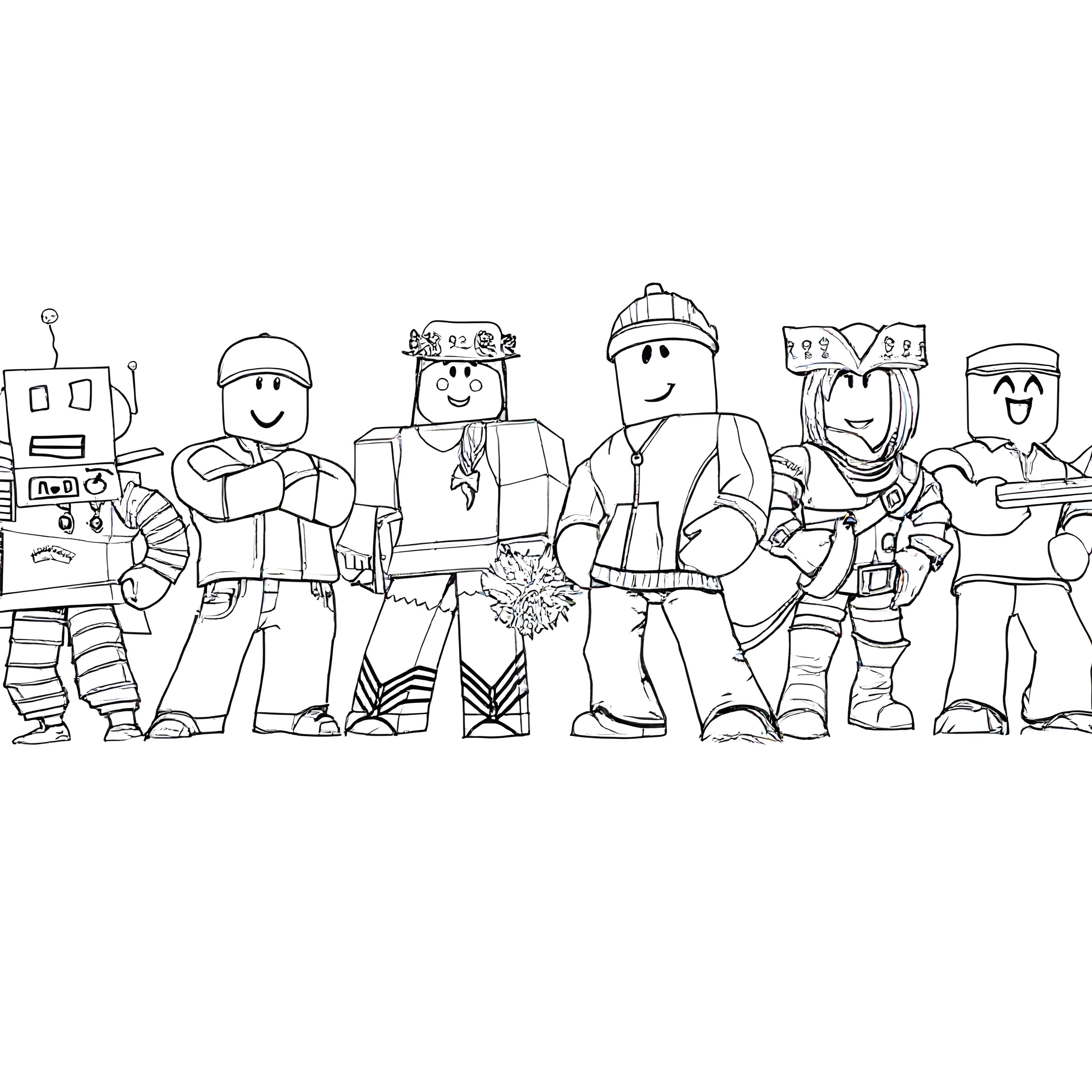 Roblox Friends Strike a Pose