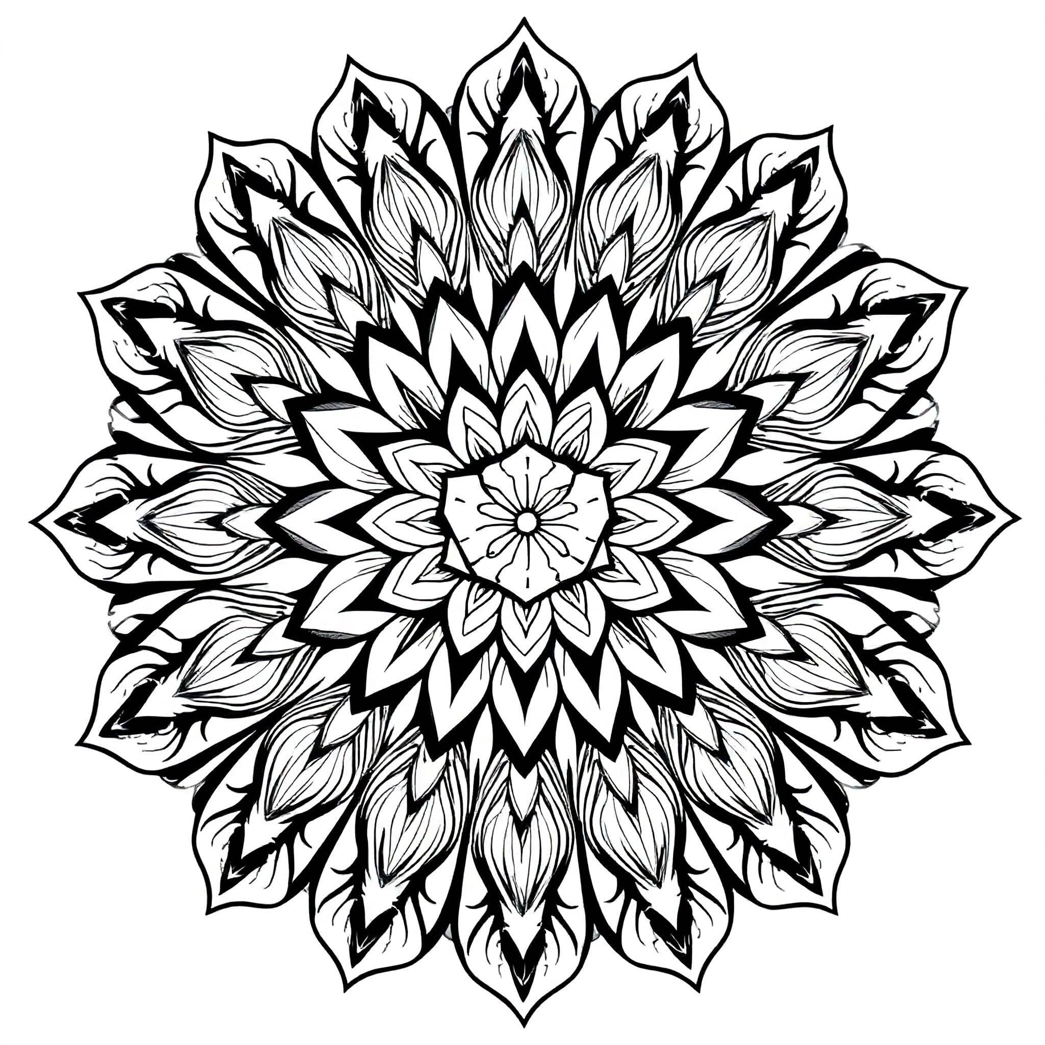 Spring Leaf Mandala