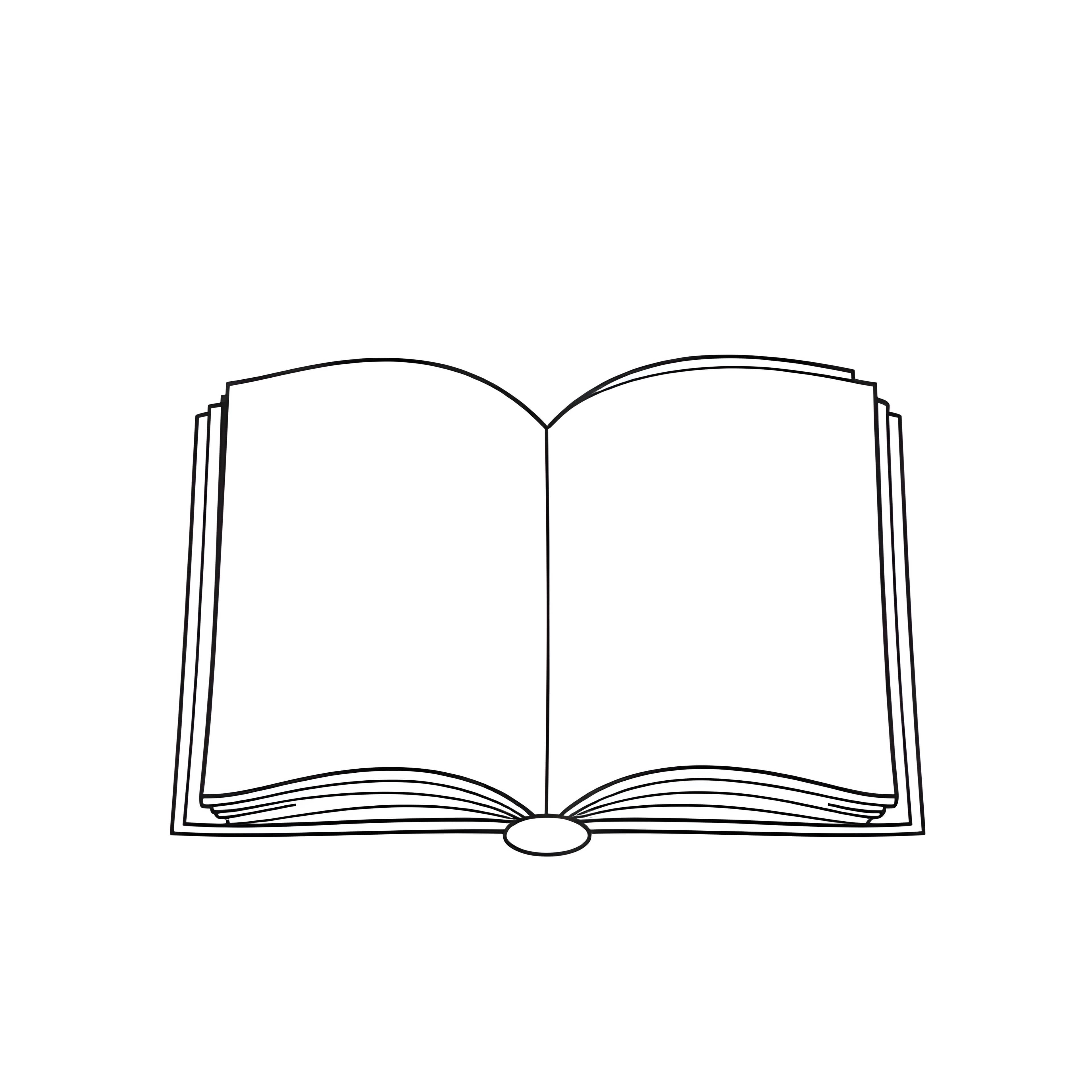 Stacked Open Books Coloring Sheet