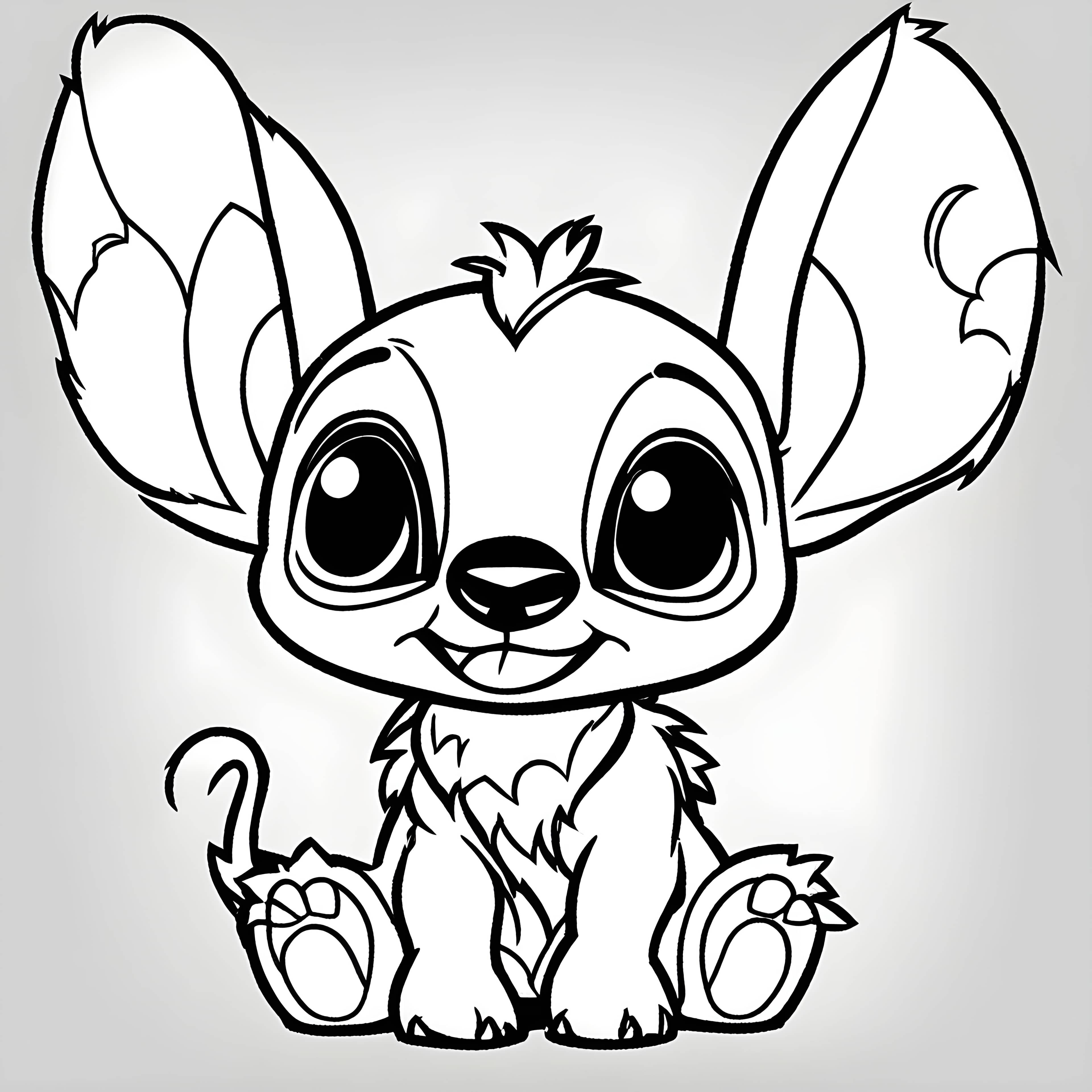 Stitch's Mischievous Grin