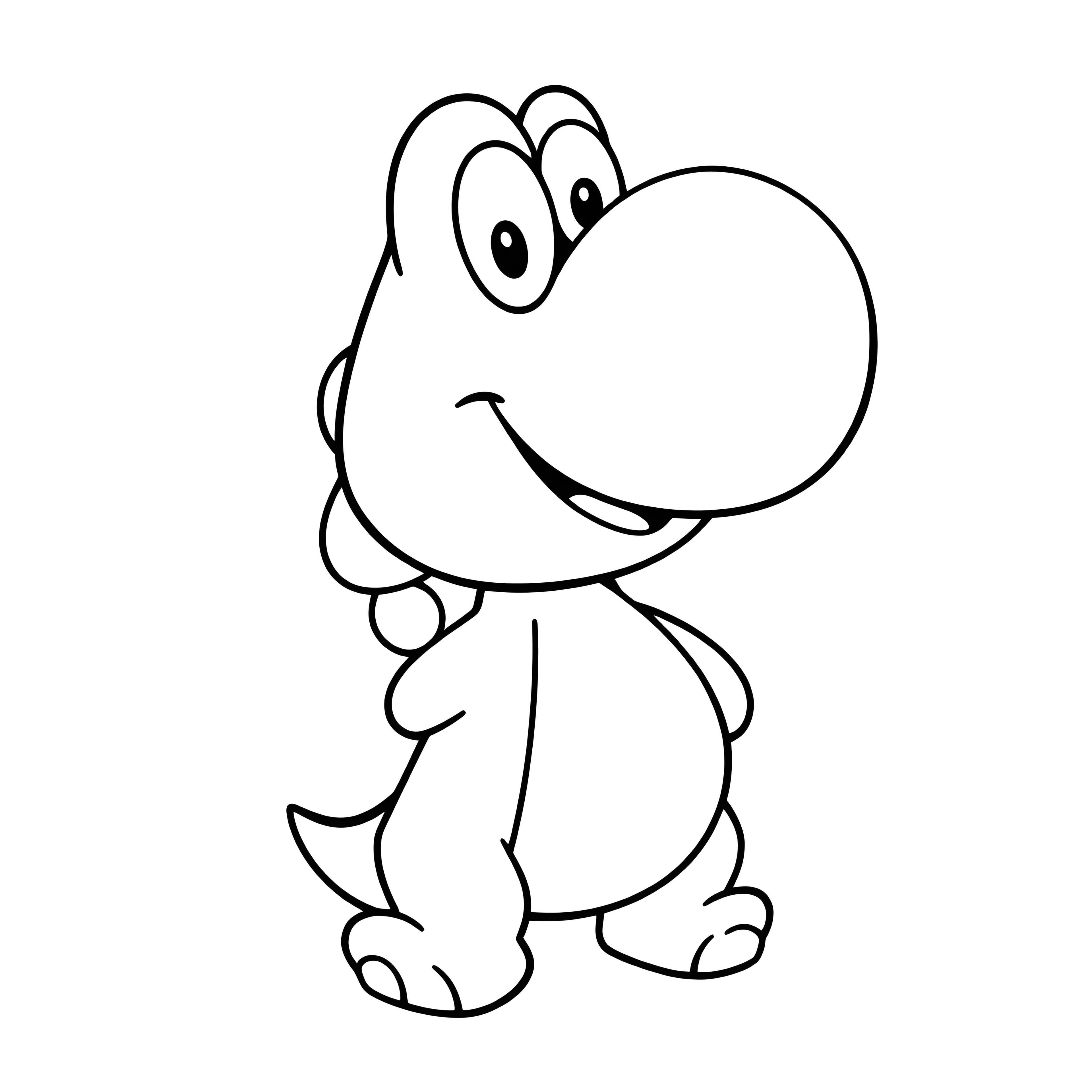 Yoshi's Joyful Grin